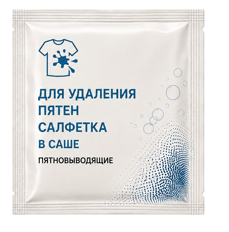 Пятновыводящие салфетки в саше
